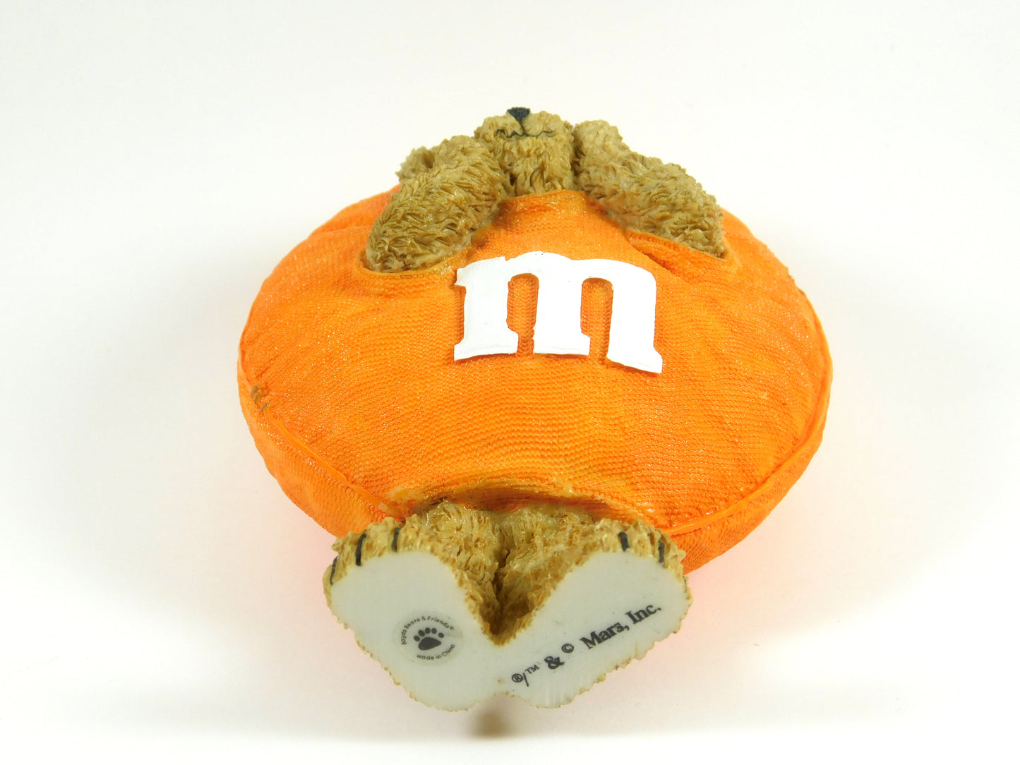 Boyd's Bears Teddy Dressed as Orange M&M Figurine