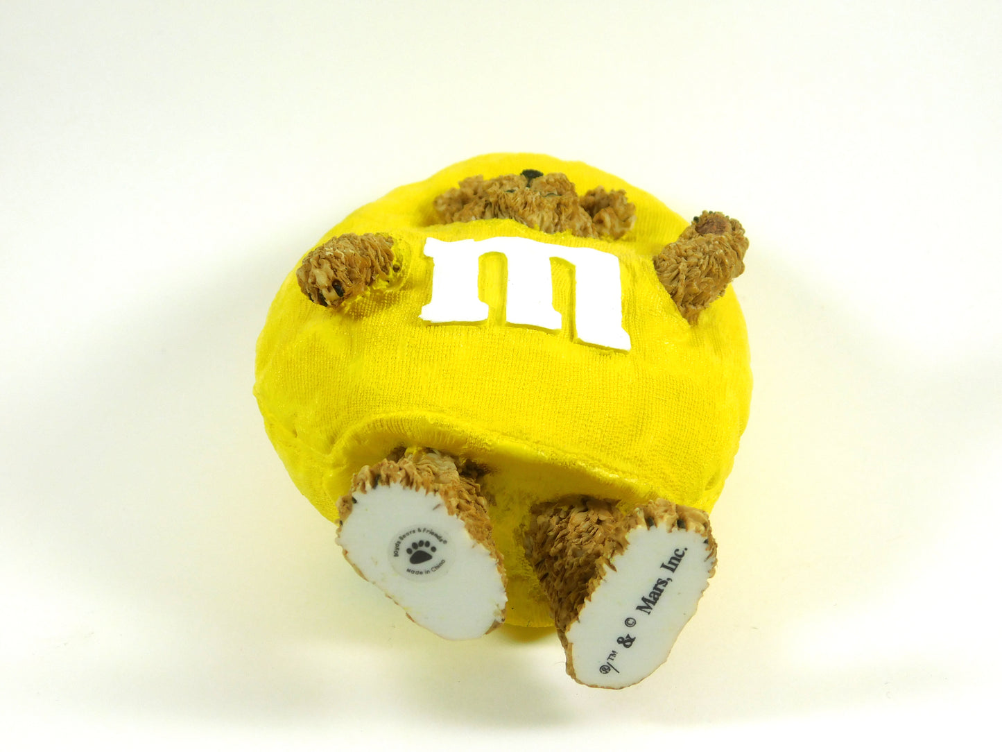 Boyd's Bears Wearing Yellow M&M Costume Figurine