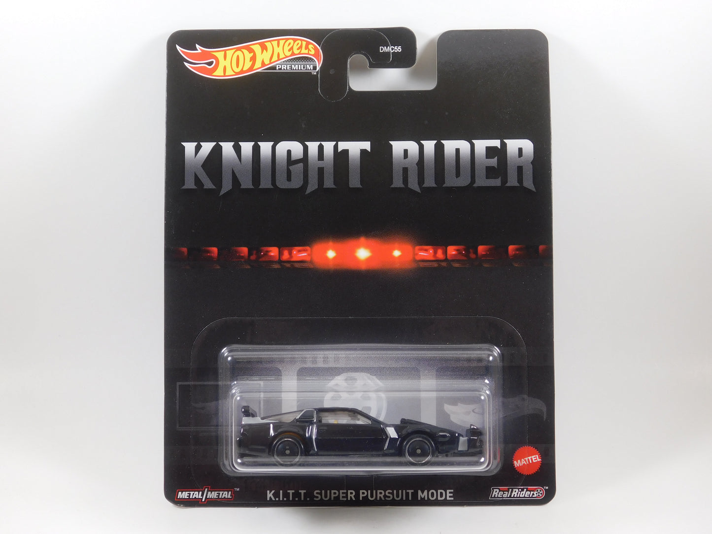 Hot Wheels Knight Rider K.I.T.T. Super Pursuit Mode with Real Riders