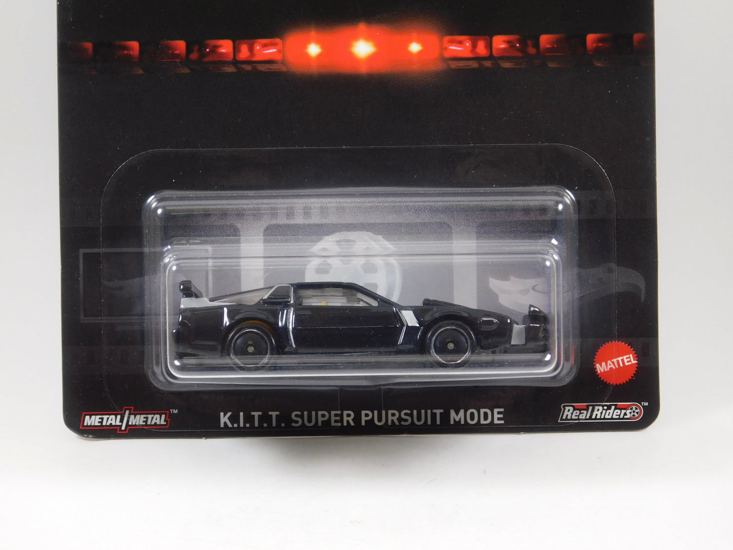 Hot Wheels Knight Rider K.I.T.T. Super Pursuit Mode with Real Riders