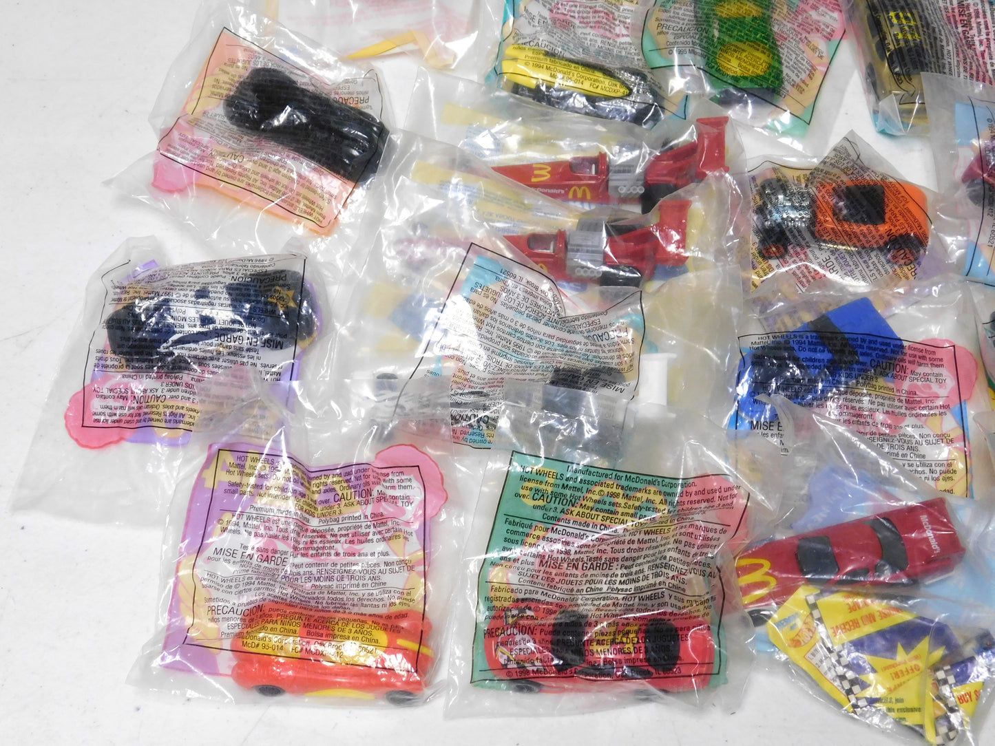 Lot of 23 McDonald's Hot Wheels Cars