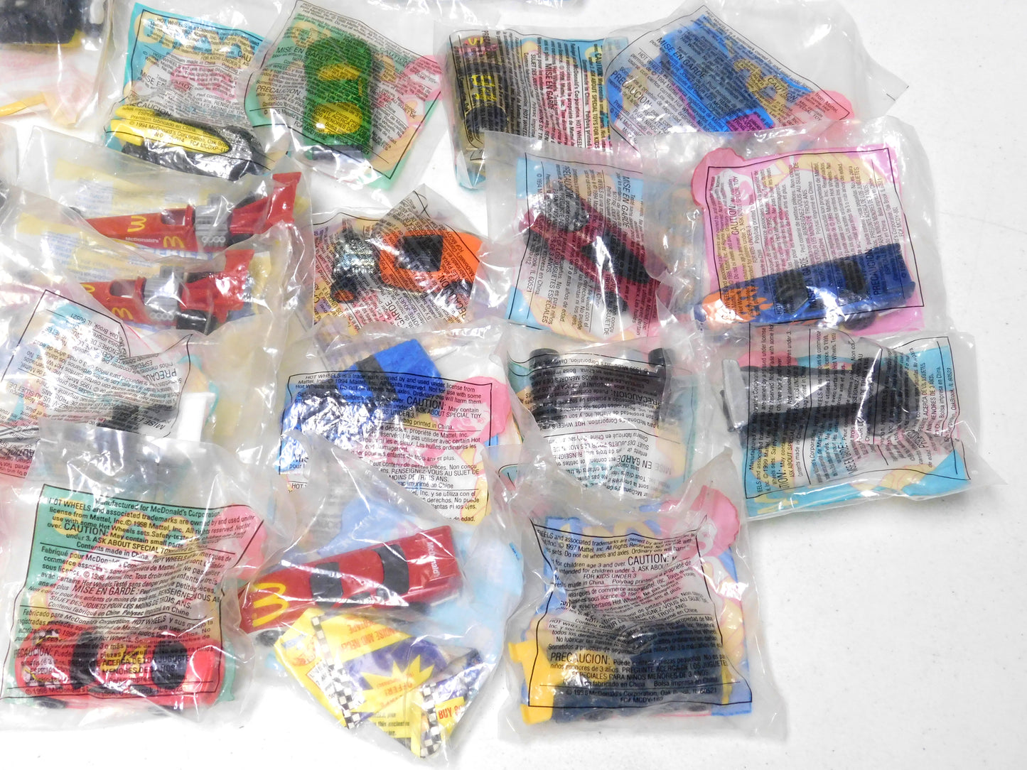 Lot of 23 McDonald's Hot Wheels Cars