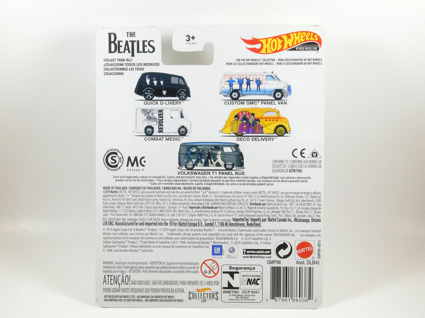 Hot Wheels Premium The Beatles HELP! White Custom GMC Panel Van Real Riders 2/5