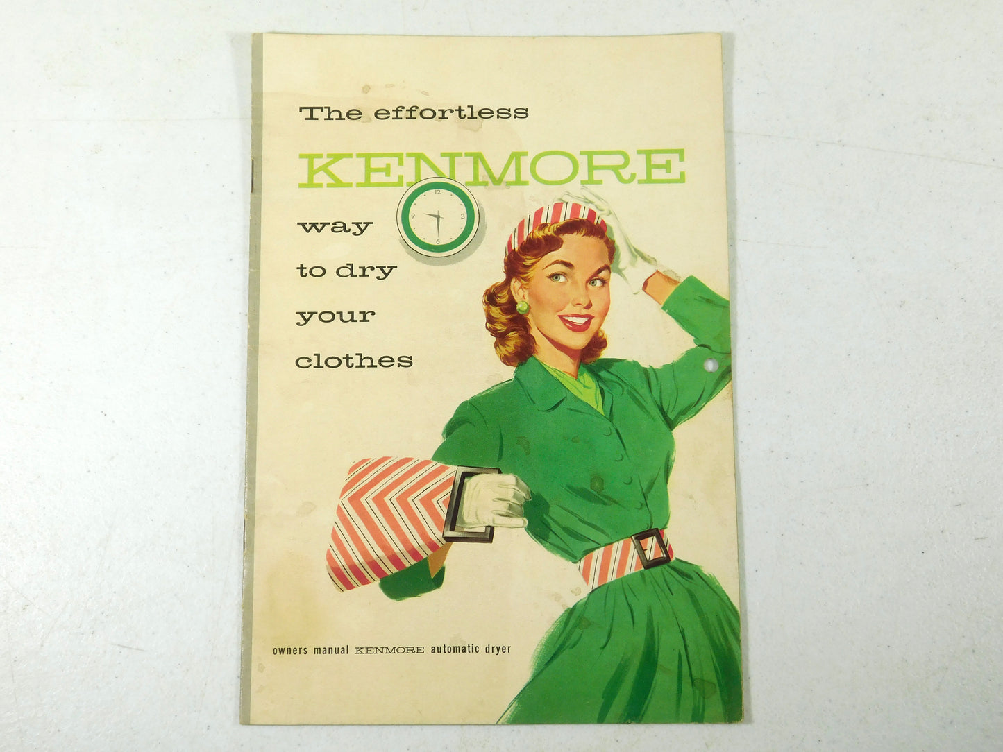 Vintage 1956 The Effortless Kenmore Way To Dry Your Clothes Book Manual