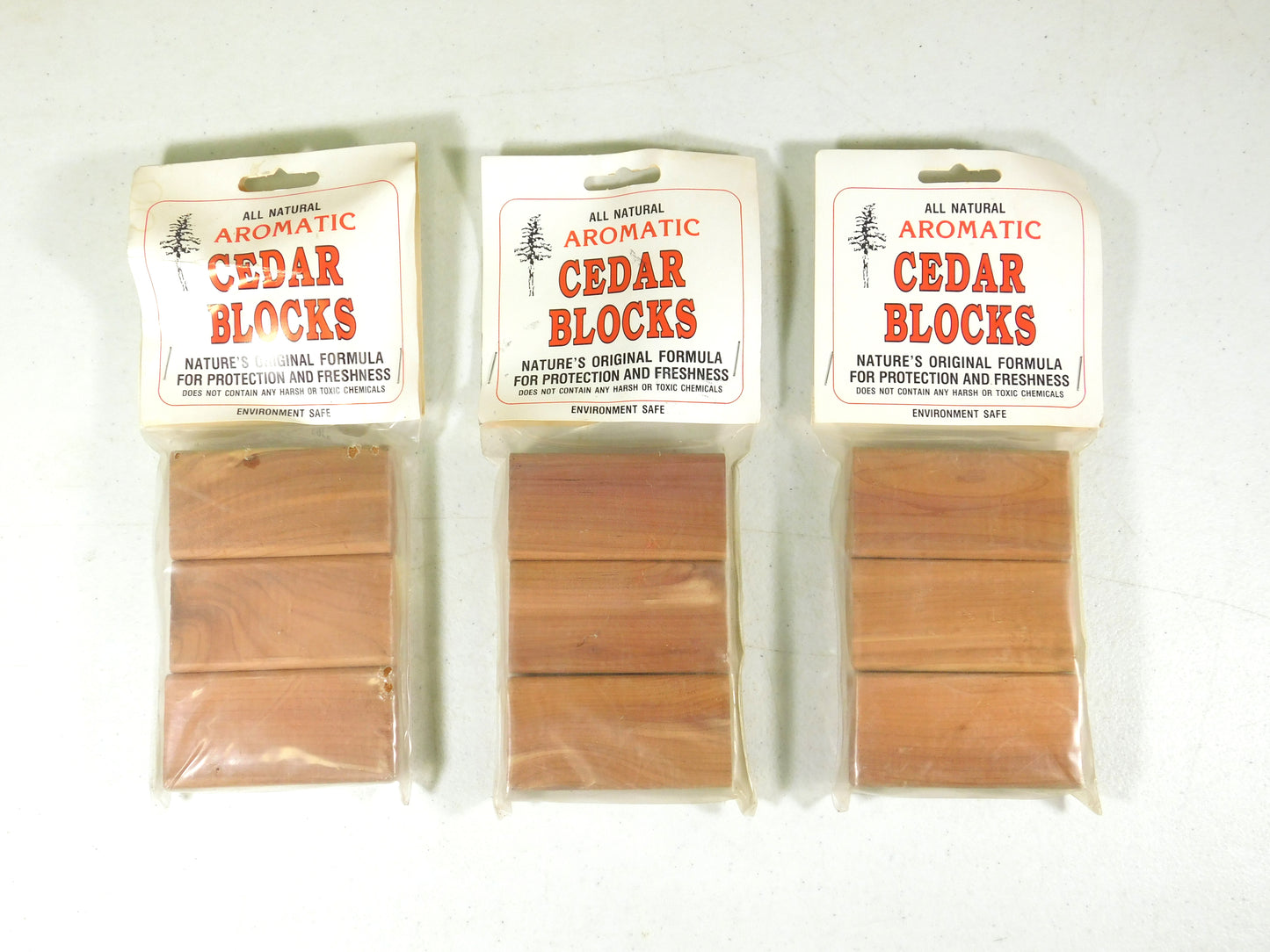 3 Packs of All natural Aromatic Cedar Blocks