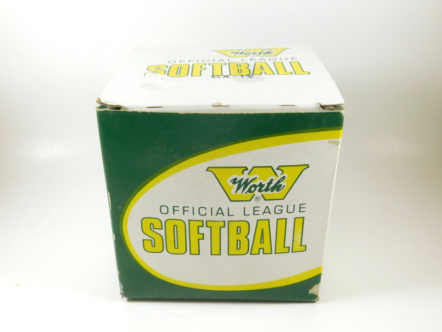 Vintage Worth Official League Softball with Box