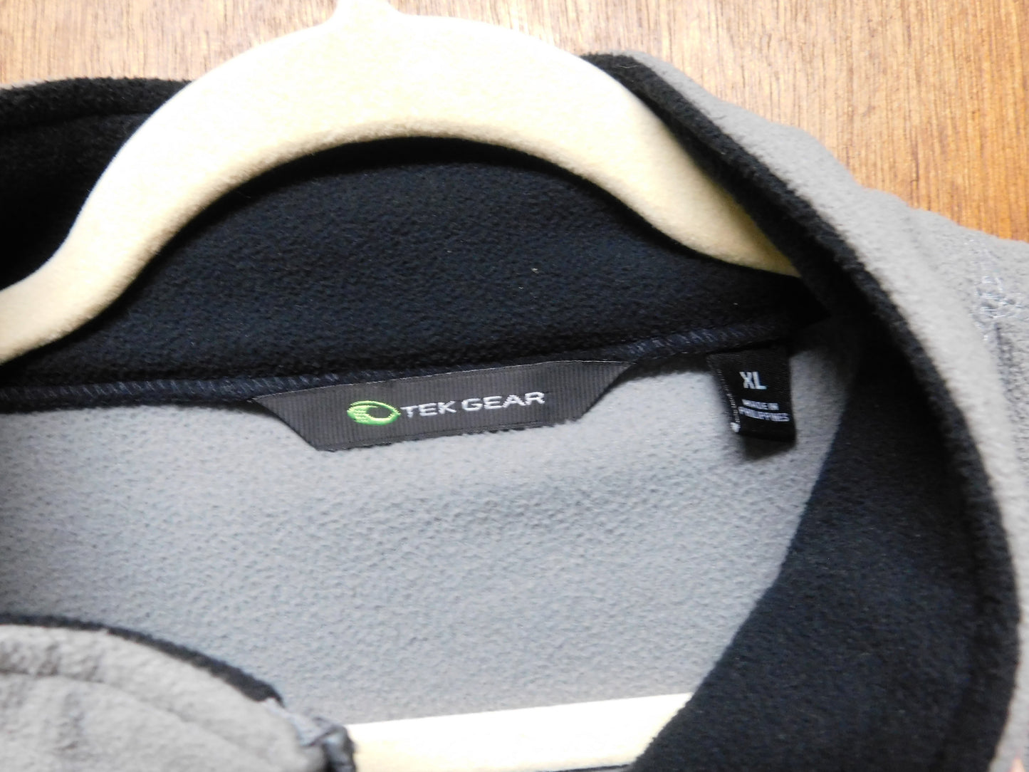Gray and Black Tek Gear Jacket Size XL
