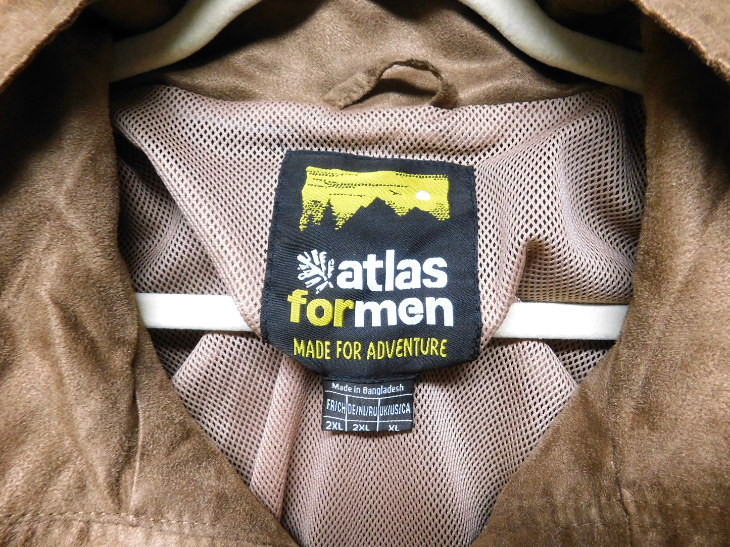 Atlas for Men Brown Jacket Made for Adventure Size 2XL