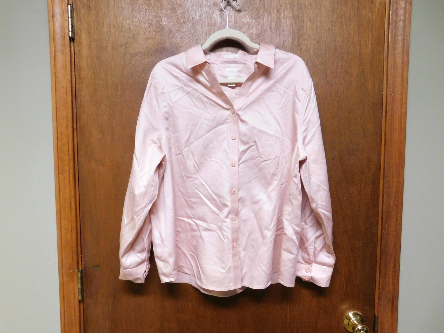 Chico's Womens Button Up Dress Shirt Size 3