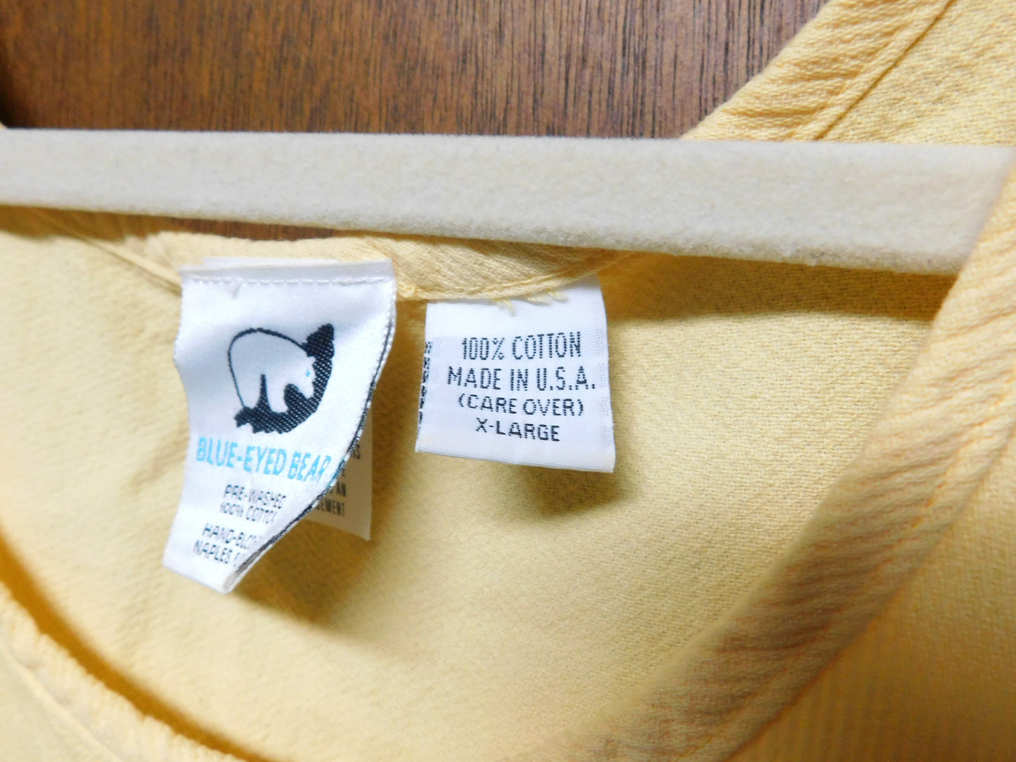 Blue-Eyed Bear Yellow Maxi Dress Size XL with Sailboats