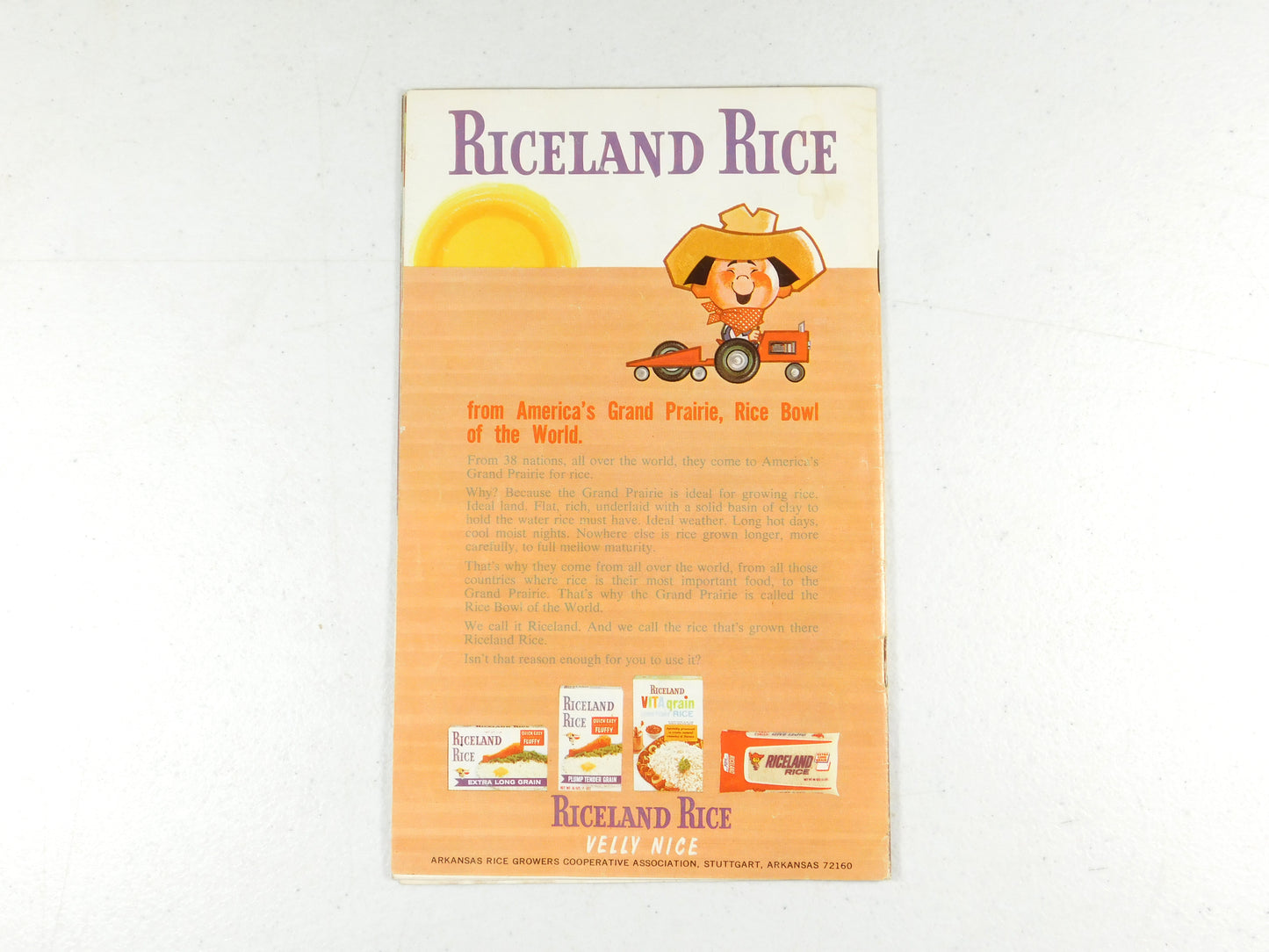 Vintage Riceland Rice Cook Book