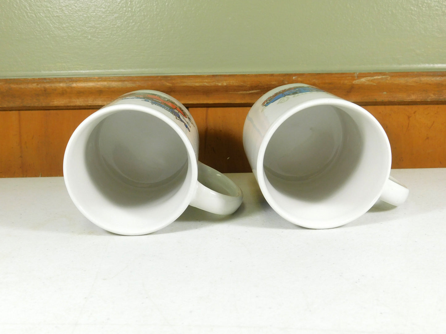 2 White Ford Truck Mugs America's Hardest Working Truck No Match For Big Jobs