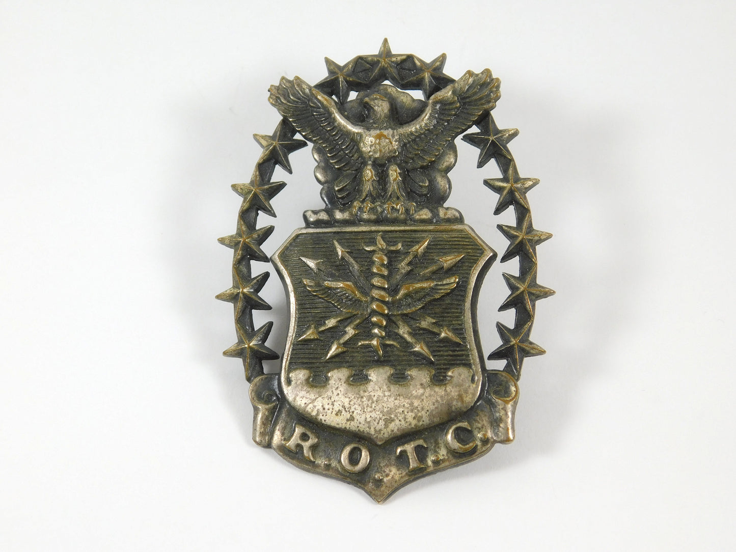 Vintage ROTC NS Meyer Eagle Military Badge Pin