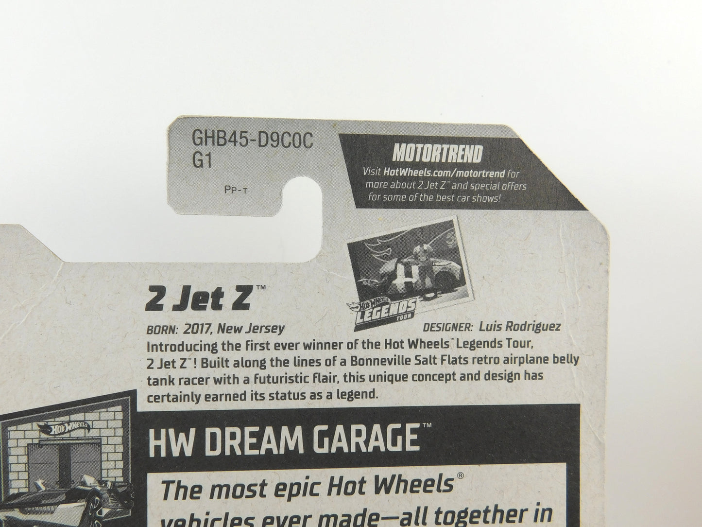 Hot Wheels 2 Jet Z HW Dream Garage #1 Legends Tour Winner