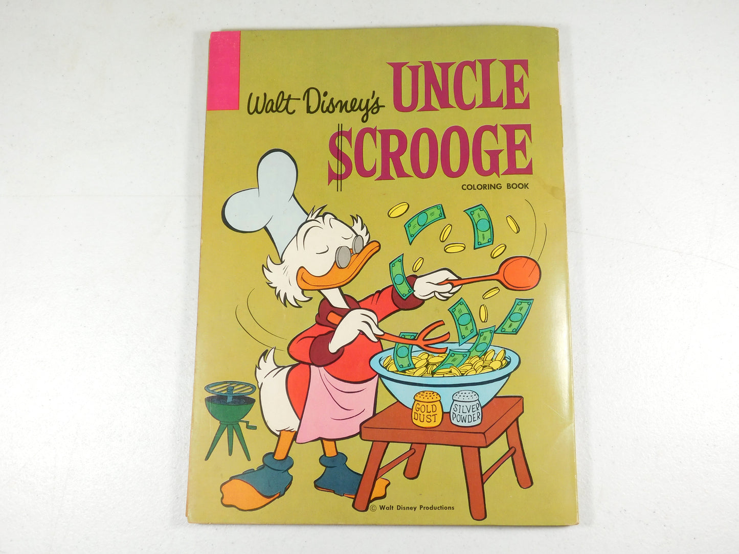 Vintage 1966 Walt Disney's Uncle Scrooge Coloring Book