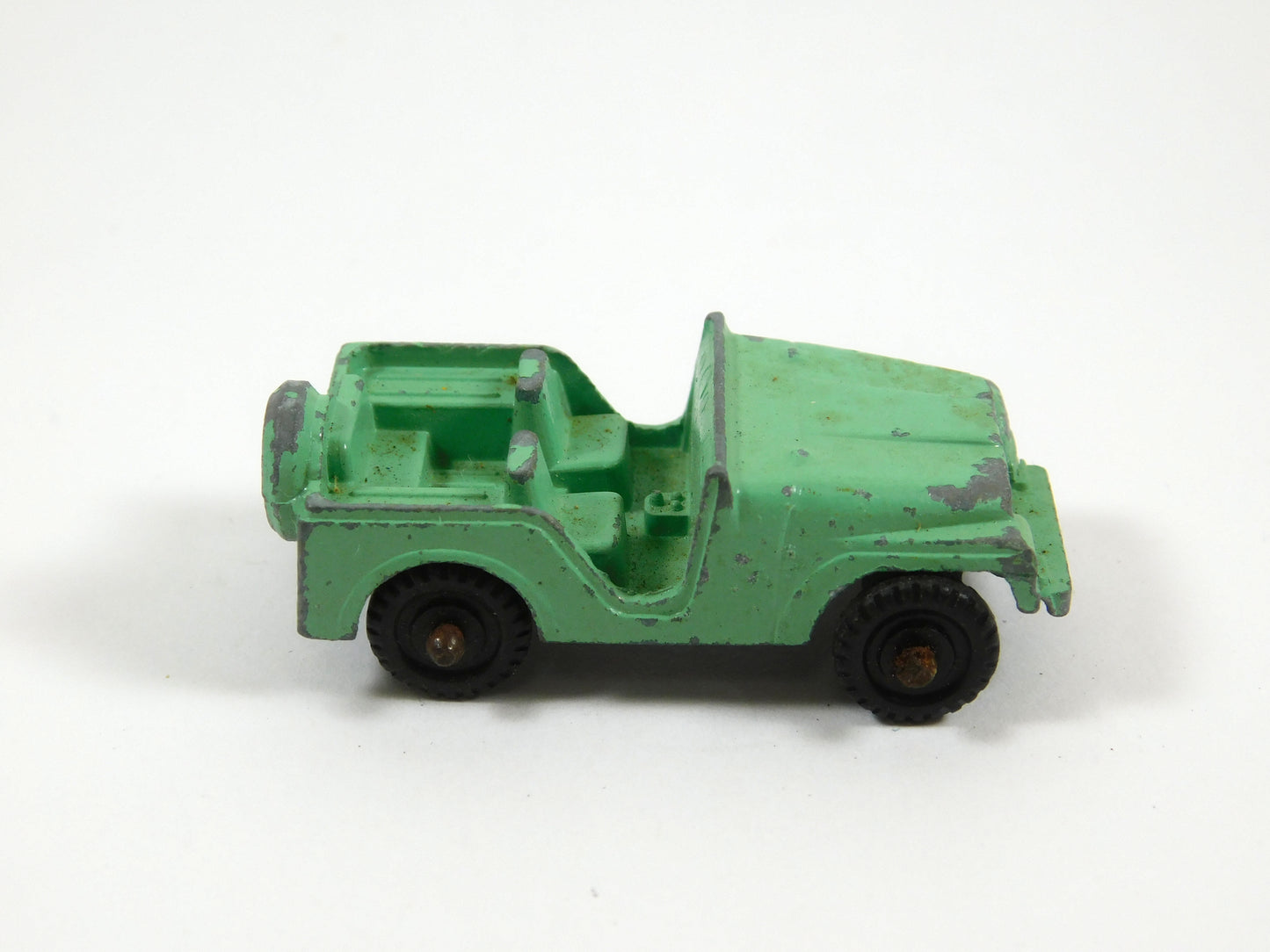 Vintage Green Midgetoy Jeep Toy Car