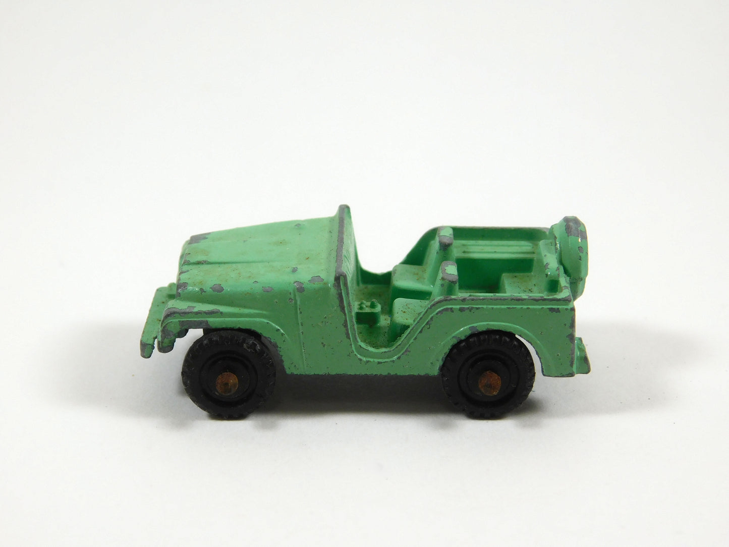 Vintage Green Midgetoy Jeep Toy Car