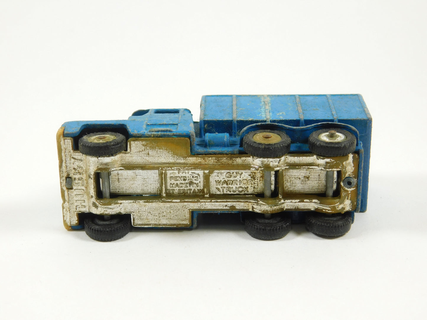 Vintage Blue Husky Guy Warrior Truck