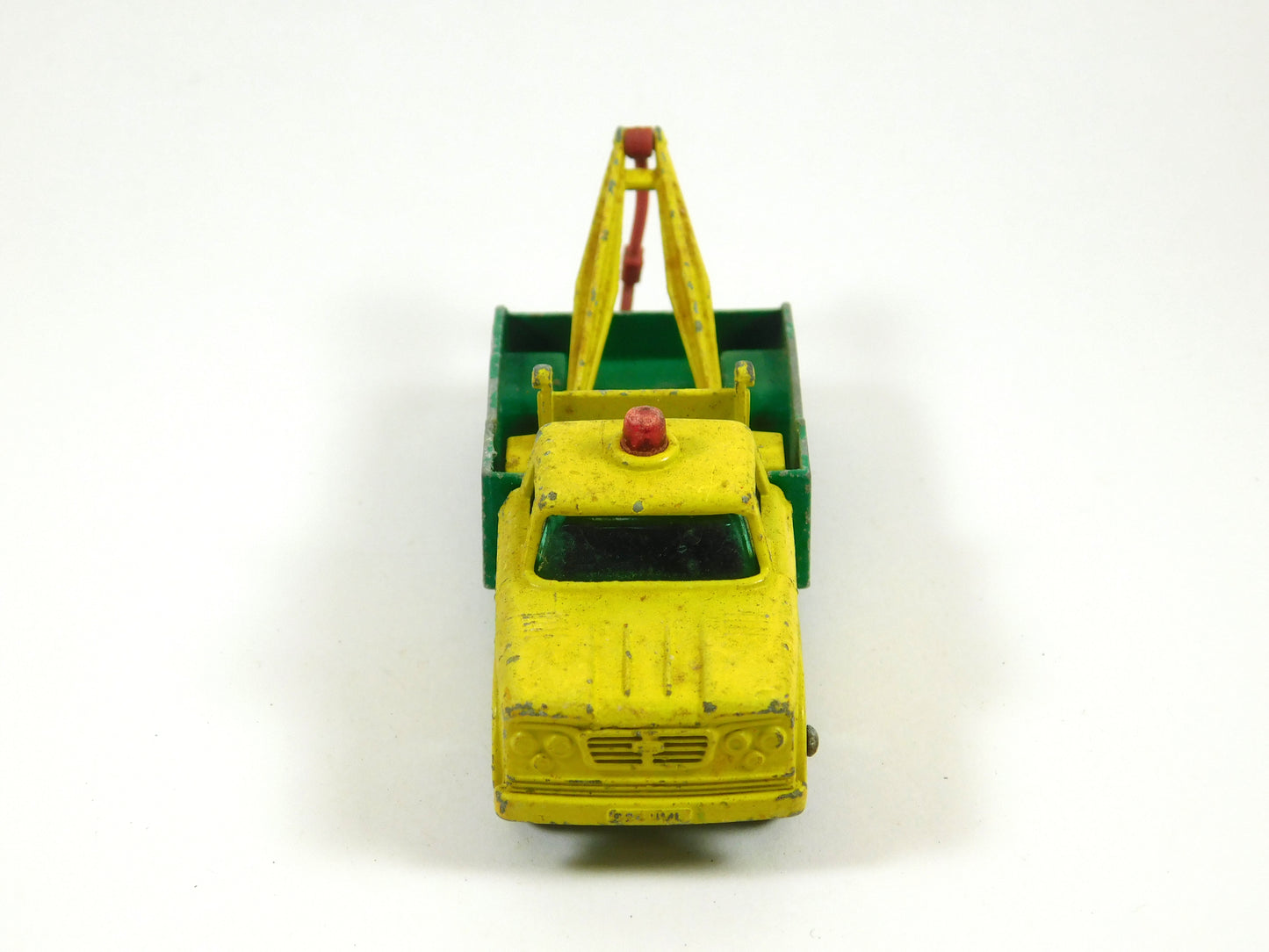 Vintage Matchbox Green and Yellow Dodge Wreck Truck