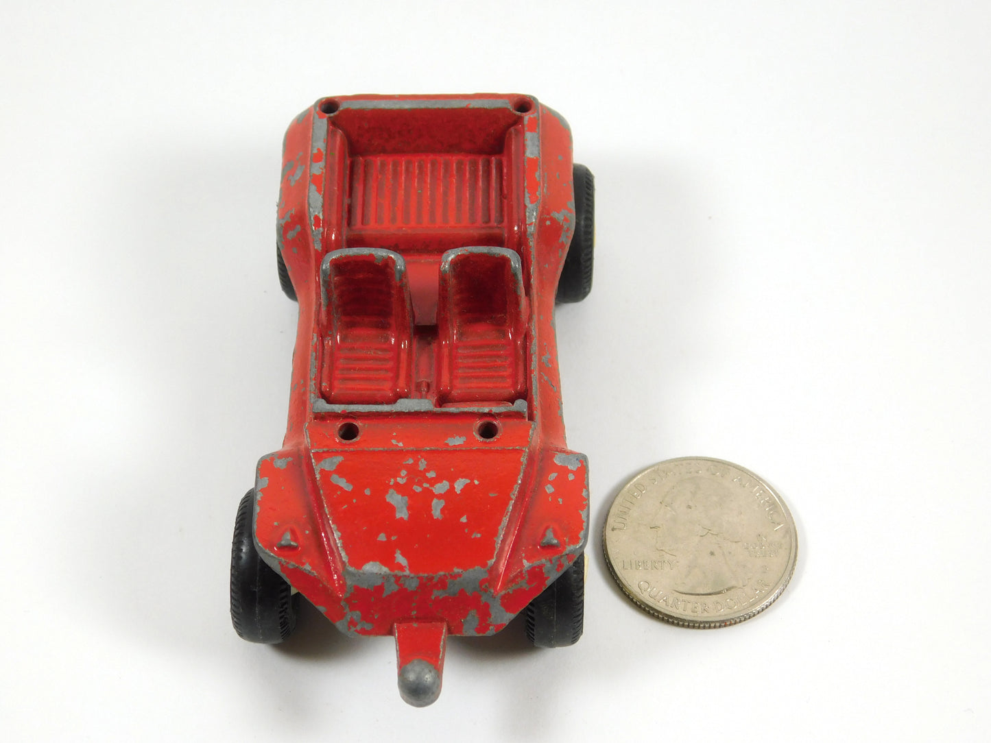 Vintage 1969 Red Tootsie Toy Dune Buggy