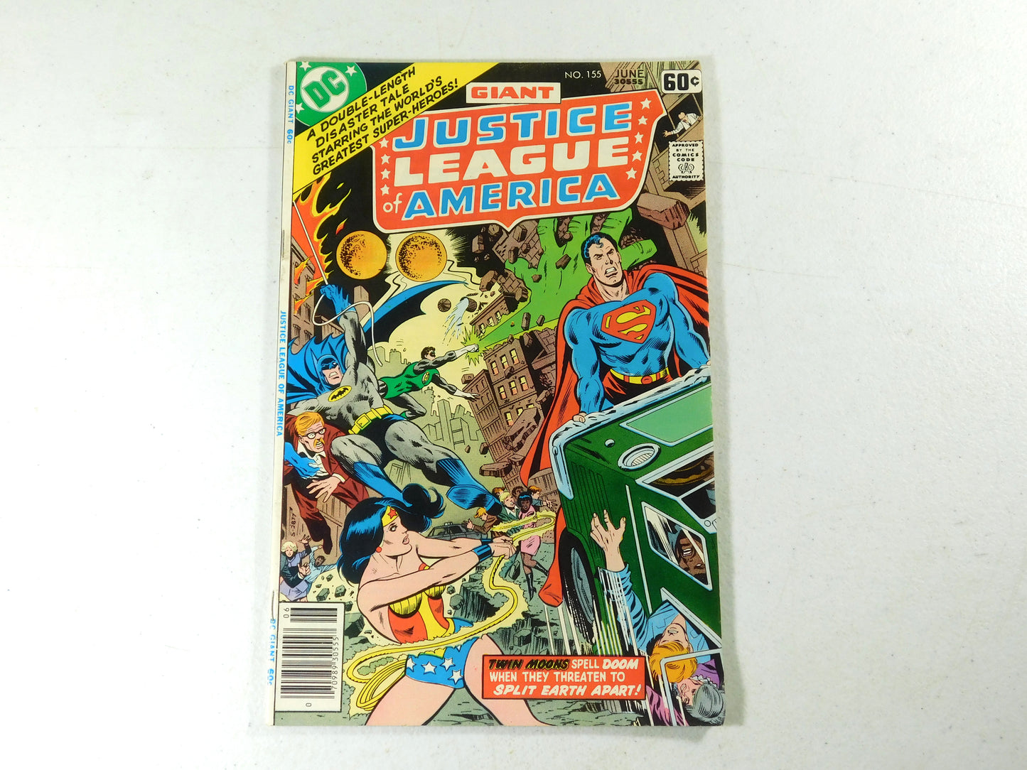 1978 Giant Justice League of America #155 DC Comic Book