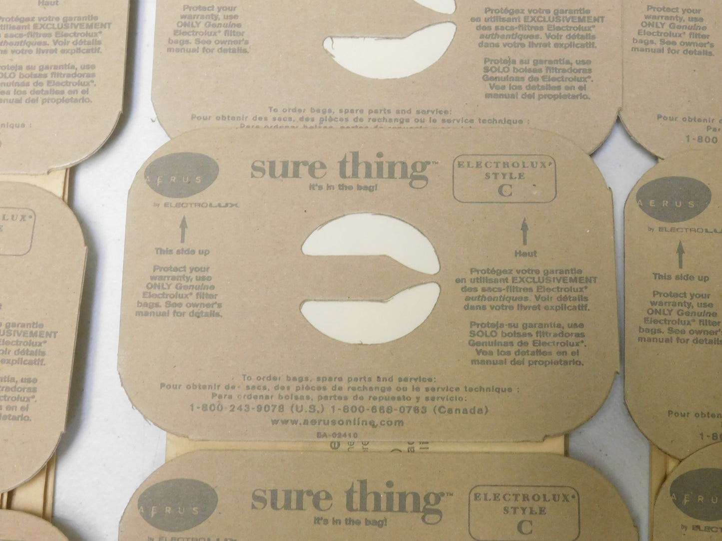 17 Aerus by Electrolux Sure Thing Style C Sweeper Vaccum Filter Bags