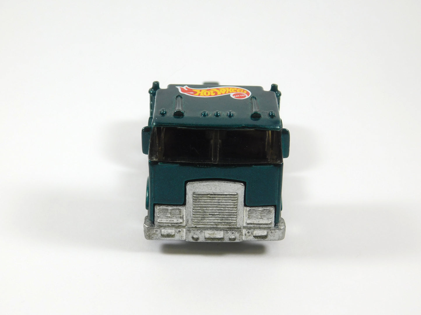 Vintage 1986 Hot Wheels Green Semi Cab Truck