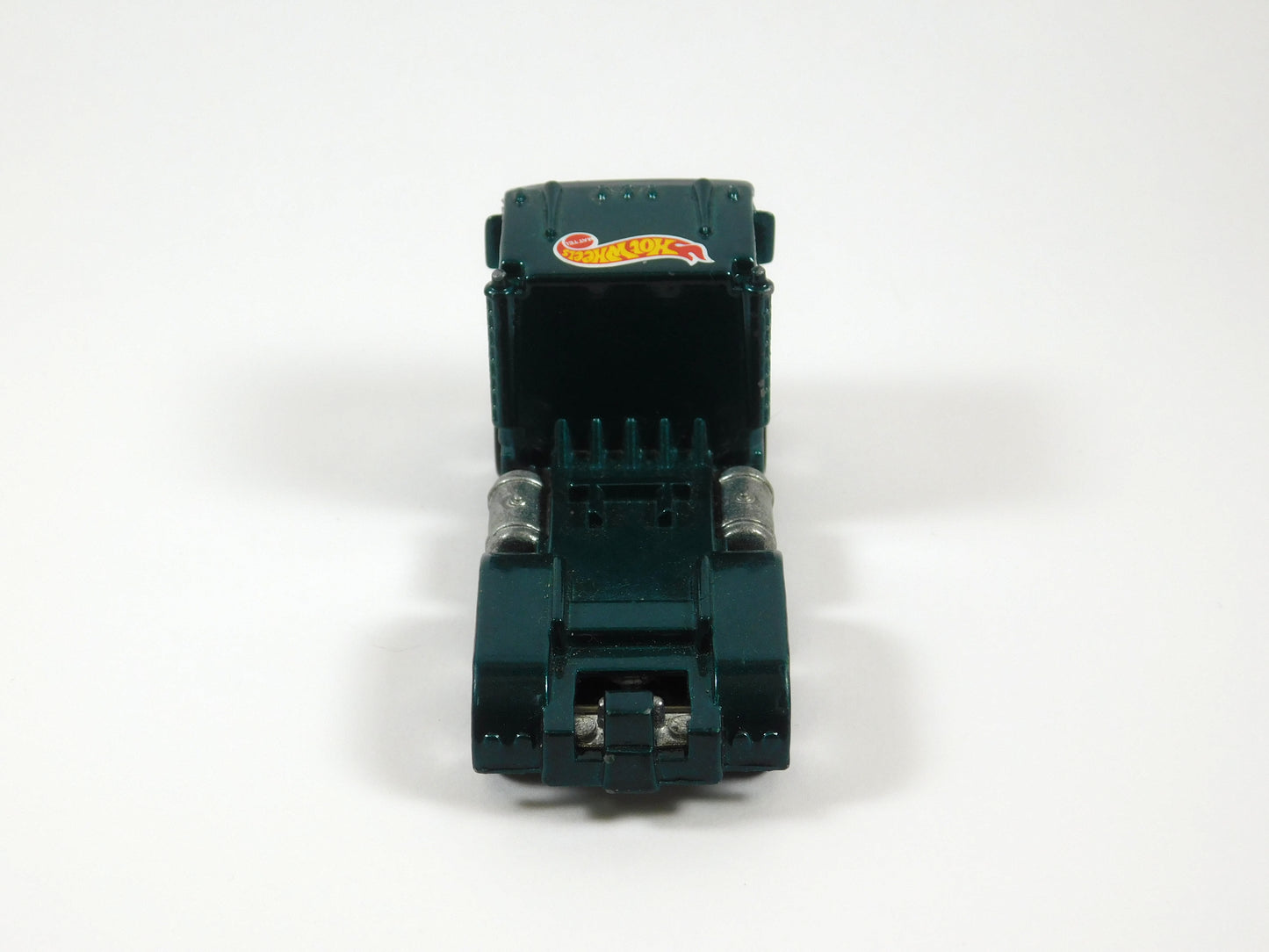 Vintage 1986 Hot Wheels Green Semi Cab Truck
