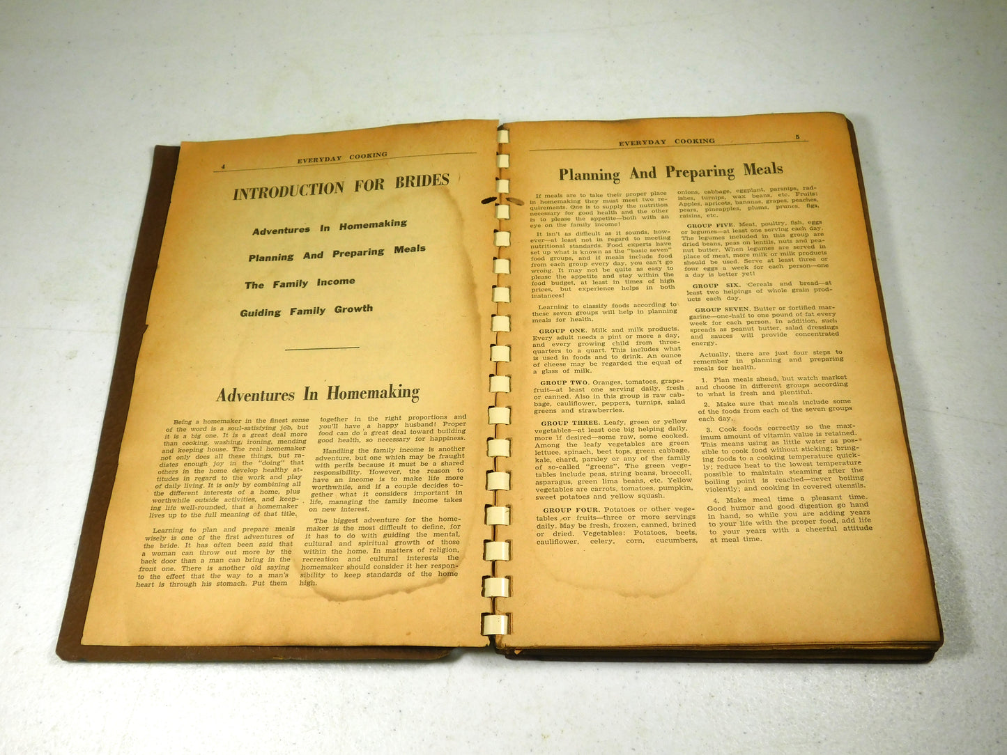 Vintage Everyday Cooking with Introduction for Brides Cookbook Farmers Guide