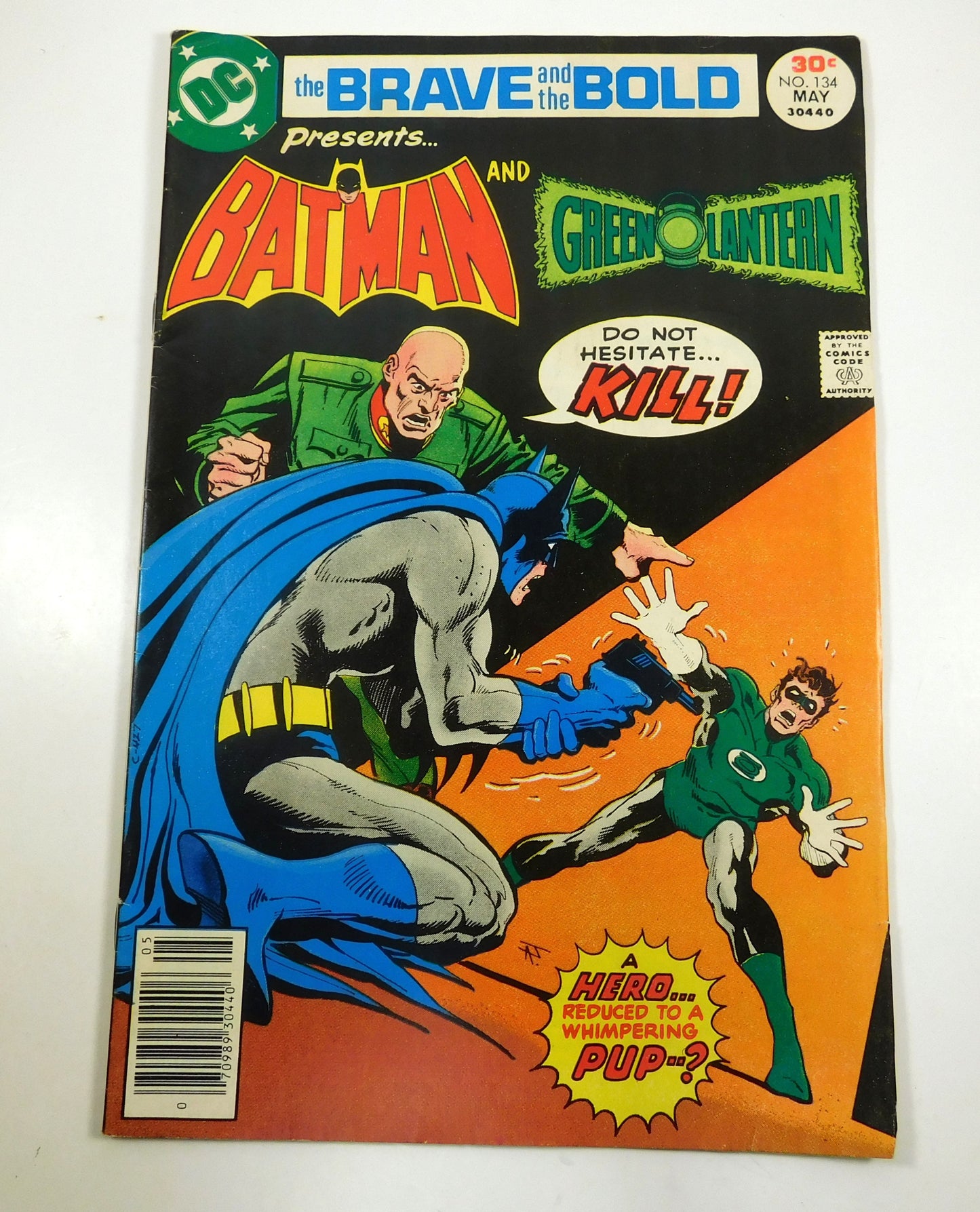 Vintage 1977 DC The Brave and the Bold Presents Batman and Green Lantern No. 134