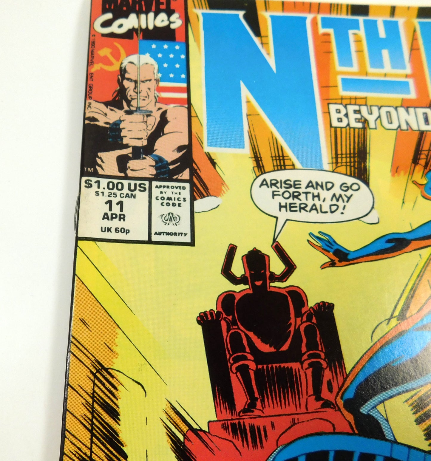 1990 Nth Man #11 Beyond World War III Marvel Comic Book