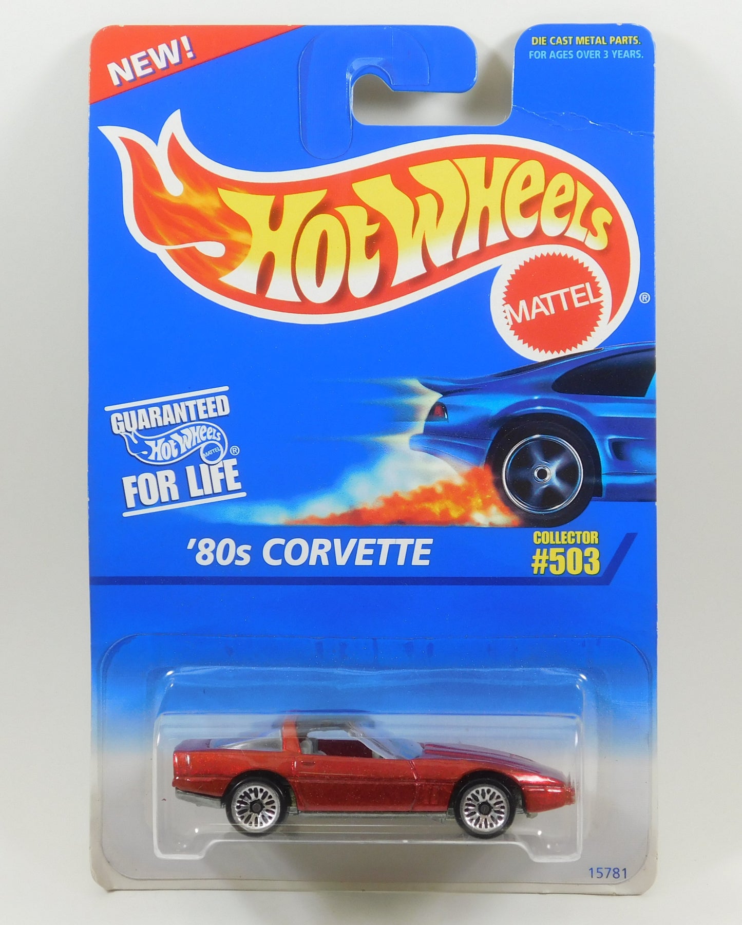 Hot Wheels 80's Red Corvette Collector #503