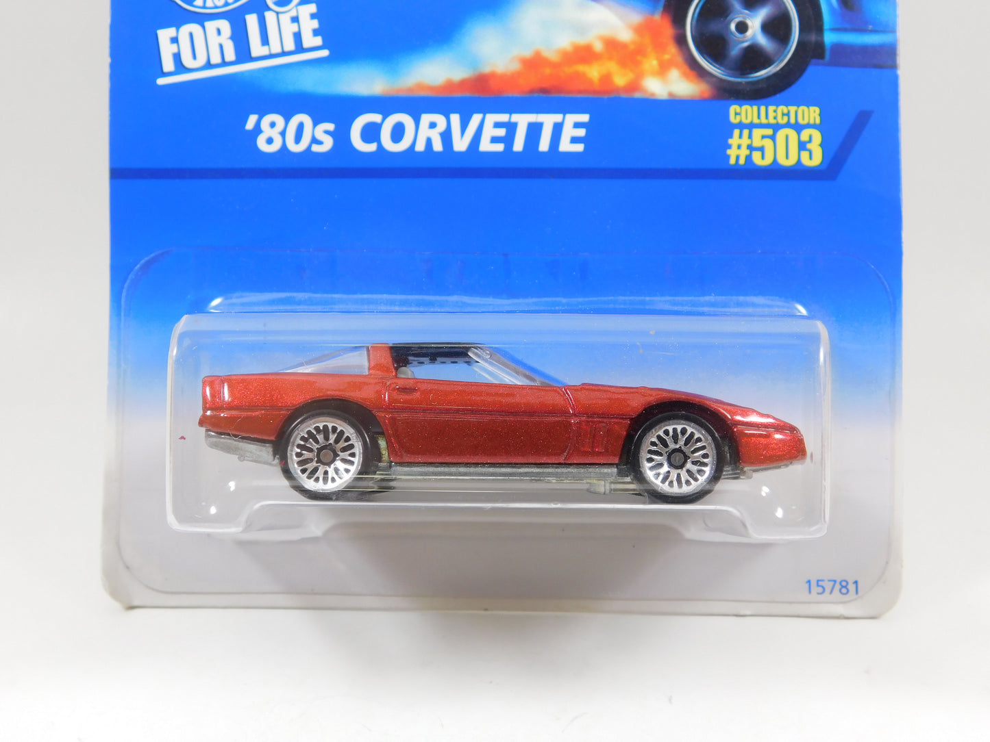 Hot Wheels 80's Red Corvette Collector #503
