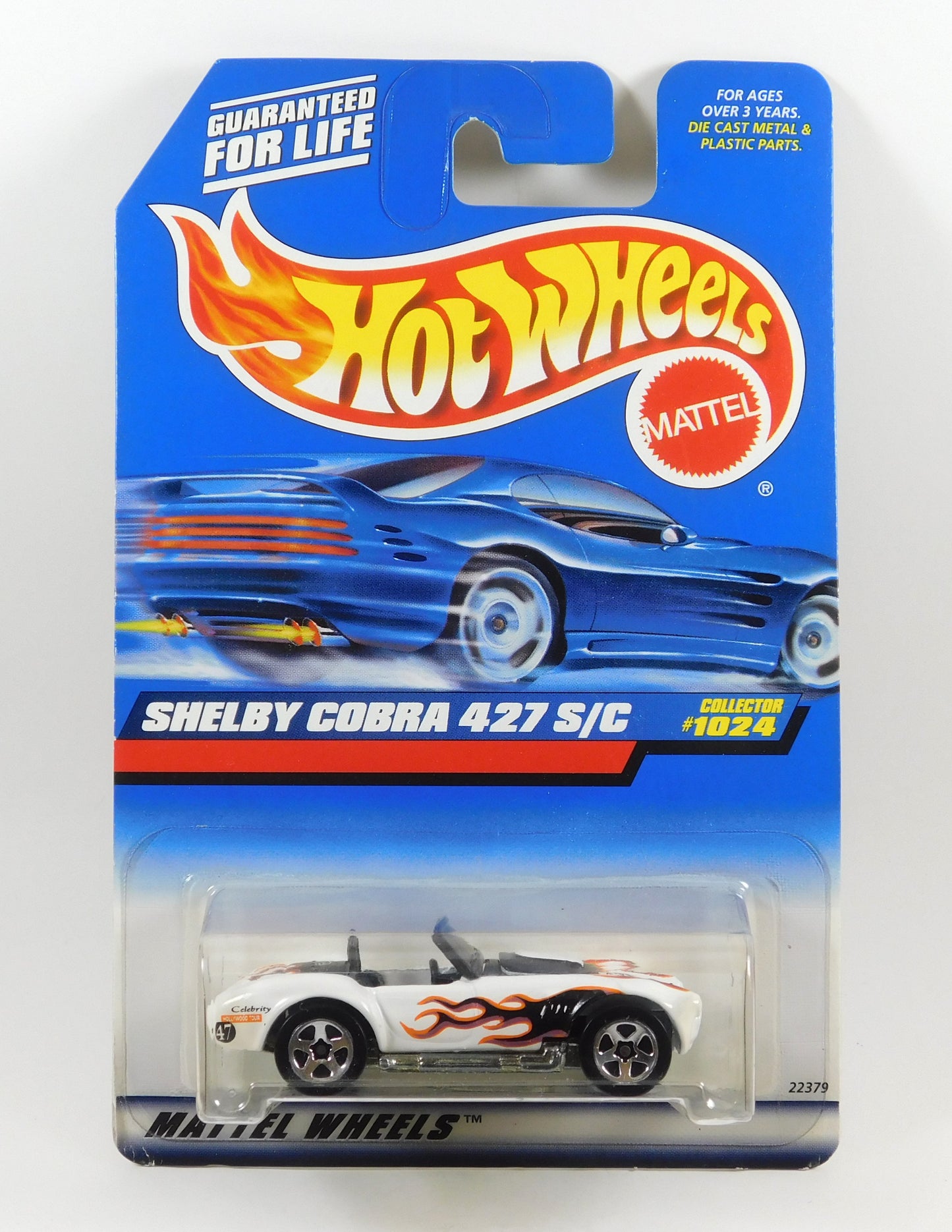 Hot Wheels Shelby Cobra 427 S/C Collector #1024