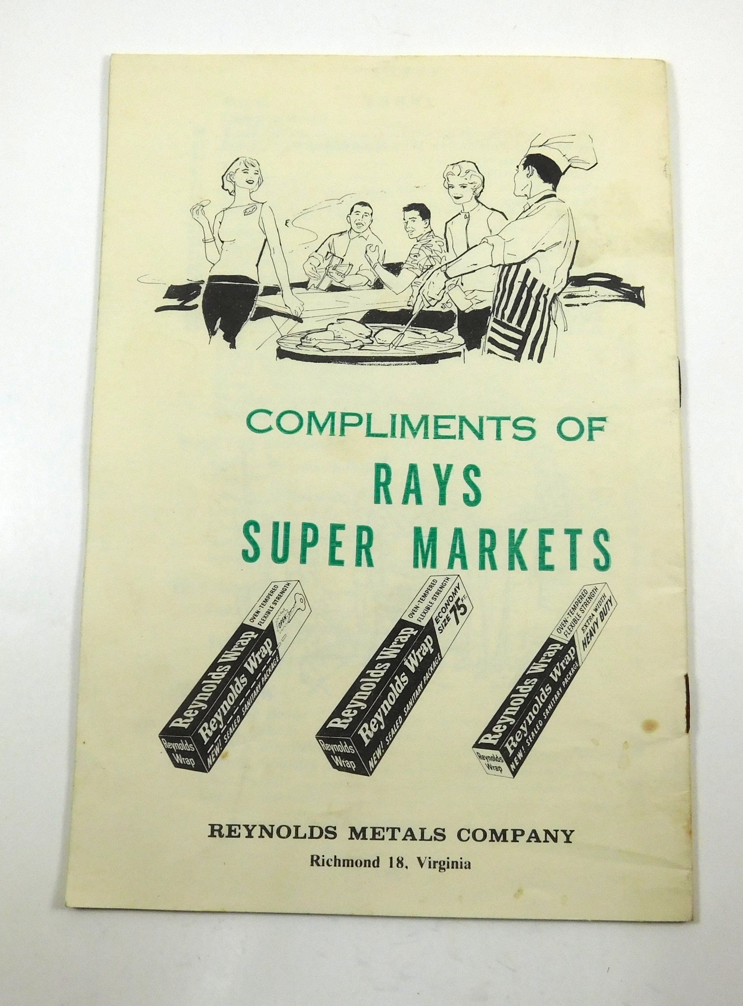 Vintage Outdoor Cooking with Reynolds Wrap Cookbook