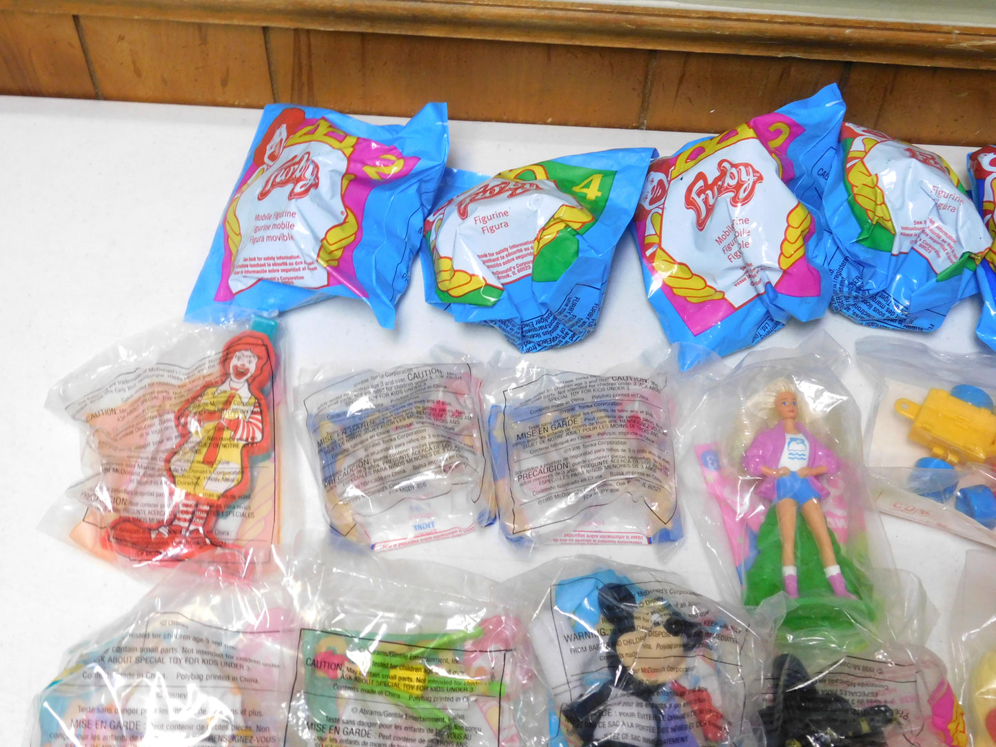 Lot of 22 Mixed McDonald's Happy Meal Toys Furby, Barbie, Hot Wheels, Ronald