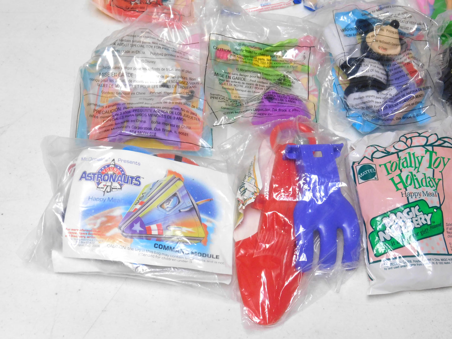 Lot of 22 Mixed McDonald's Happy Meal Toys Furby, Barbie, Hot Wheels, Ronald