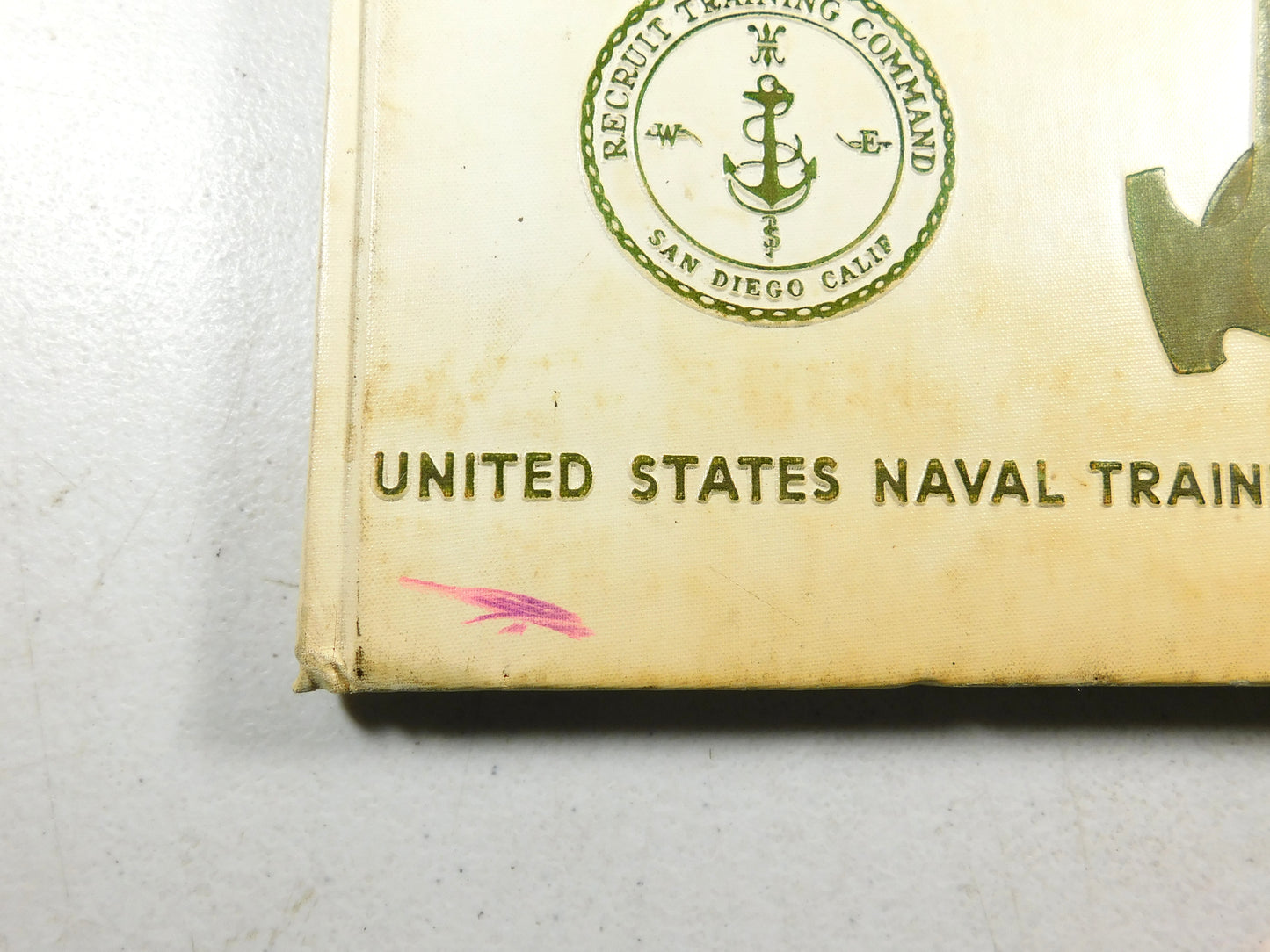 Vintage "The Anchor" United States Naval Training Center Book San Diego