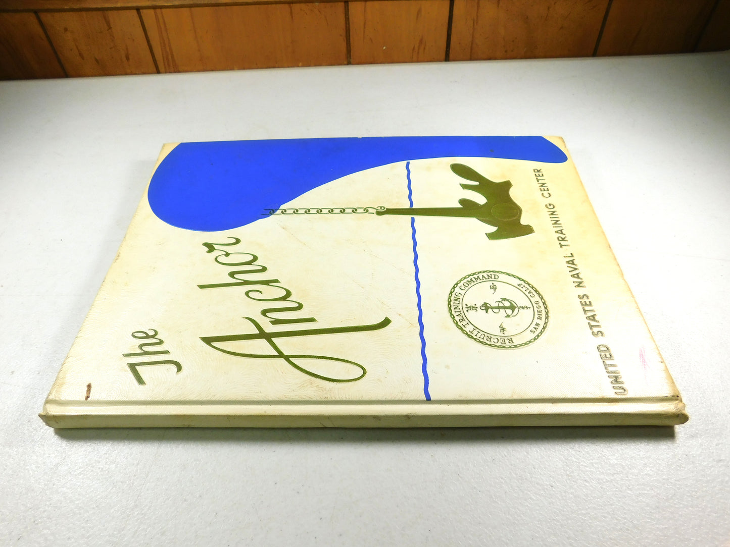 Vintage "The Anchor" United States Naval Training Center Book San Diego