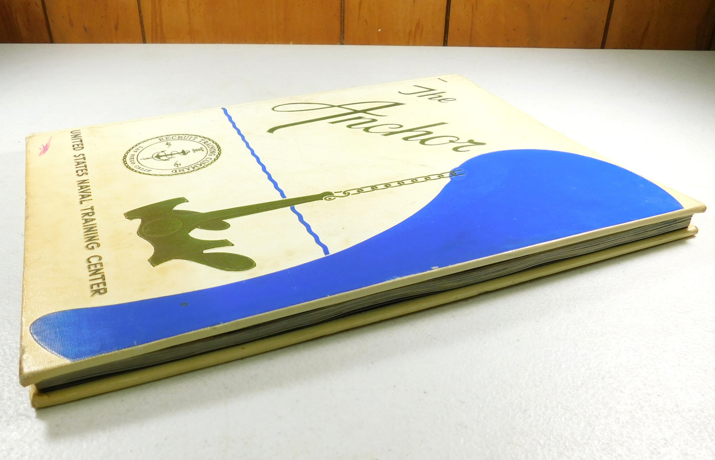 Vintage "The Anchor" United States Naval Training Center Book San Diego