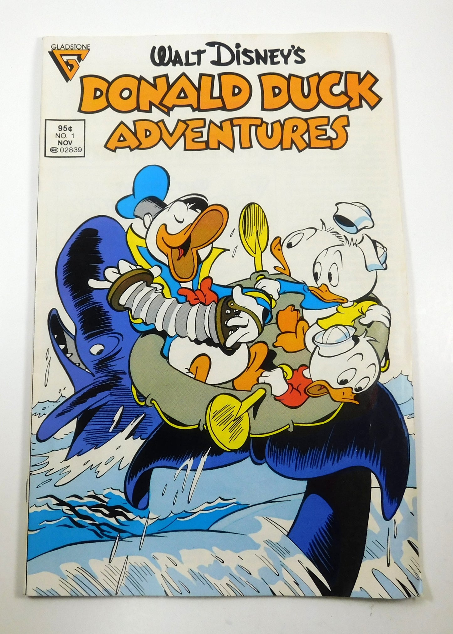 Vintage 1987 Gladstone Walt Disney's Donald Duck Adventures #1 Comic Book