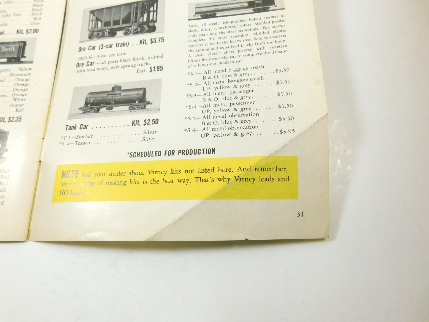 Vintage 1950 Model Locomotives and Rolling Stock Booklet Miniature Edition