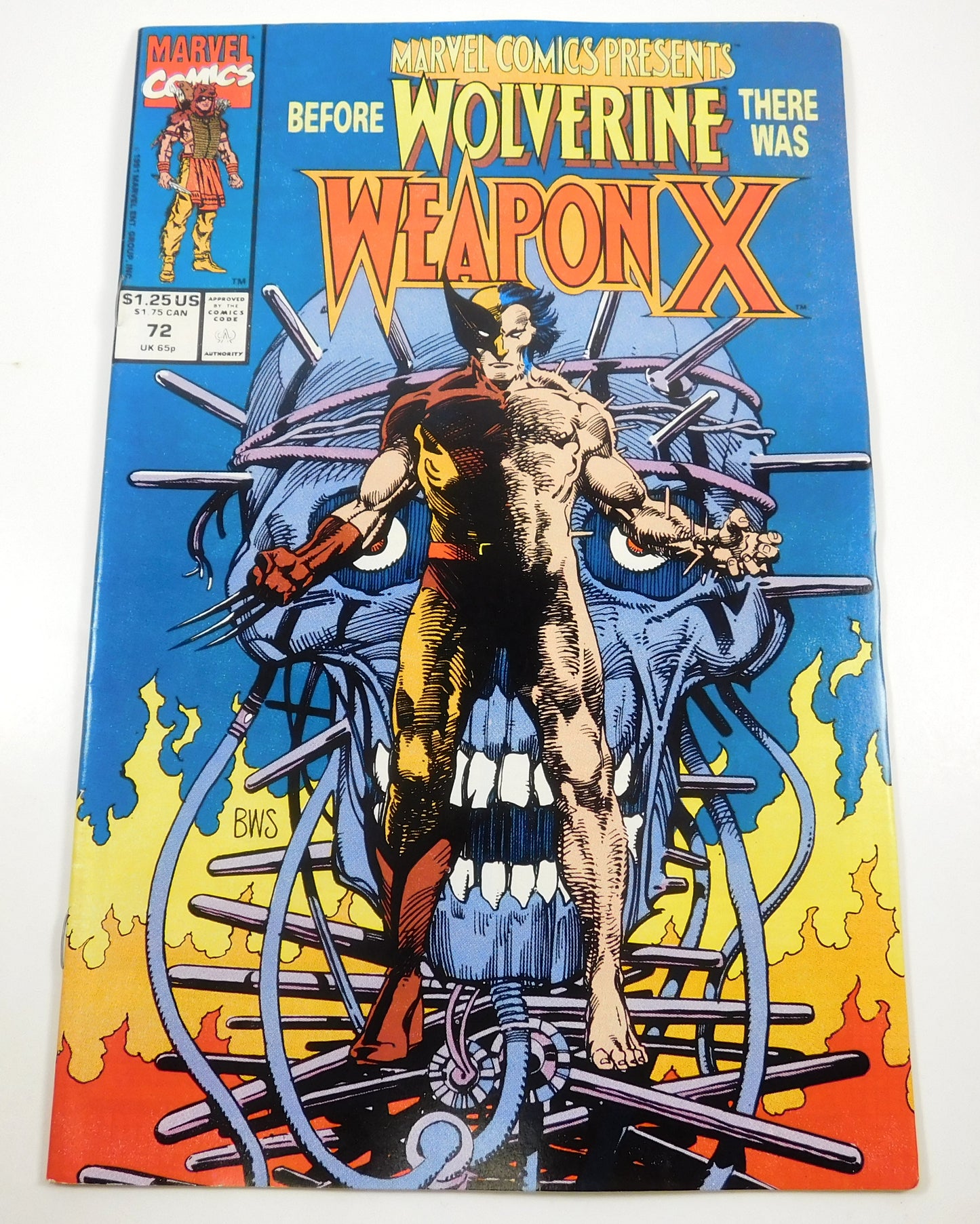 1991 Wolverine Weapon X #72 Marvel Comic Book