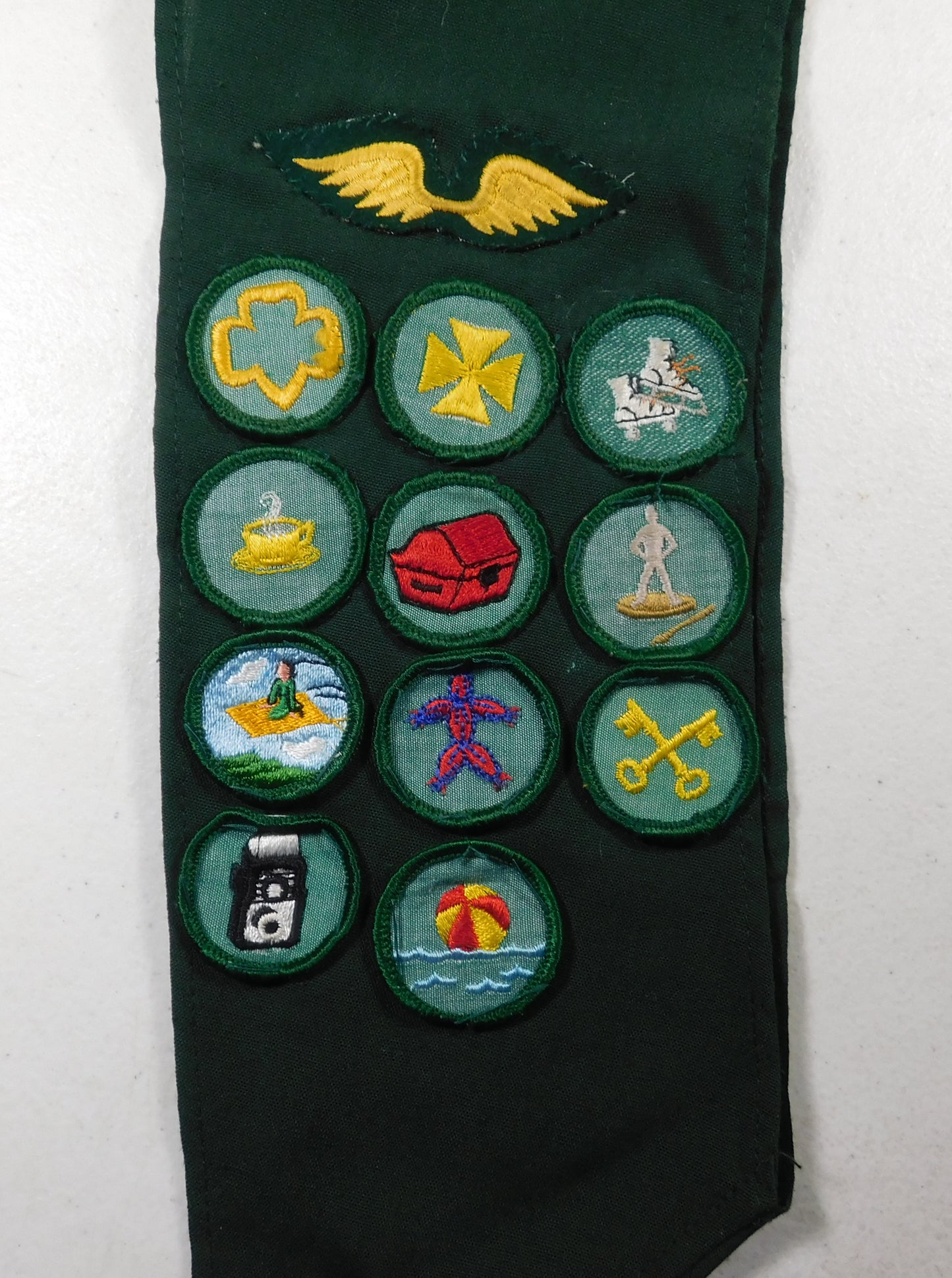 Vintage Boy Scouts Sash with Badges