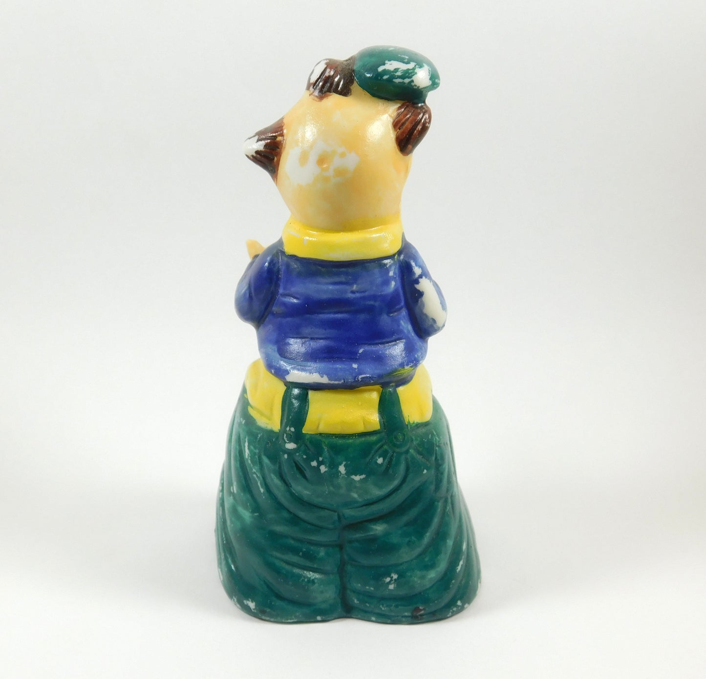 Vintage J. S. N. Sad Clown with Little Umbrella Bell