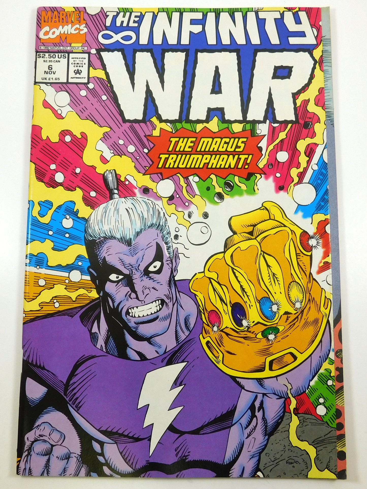 1992 The Infinity War #6 Marvel Comic Book