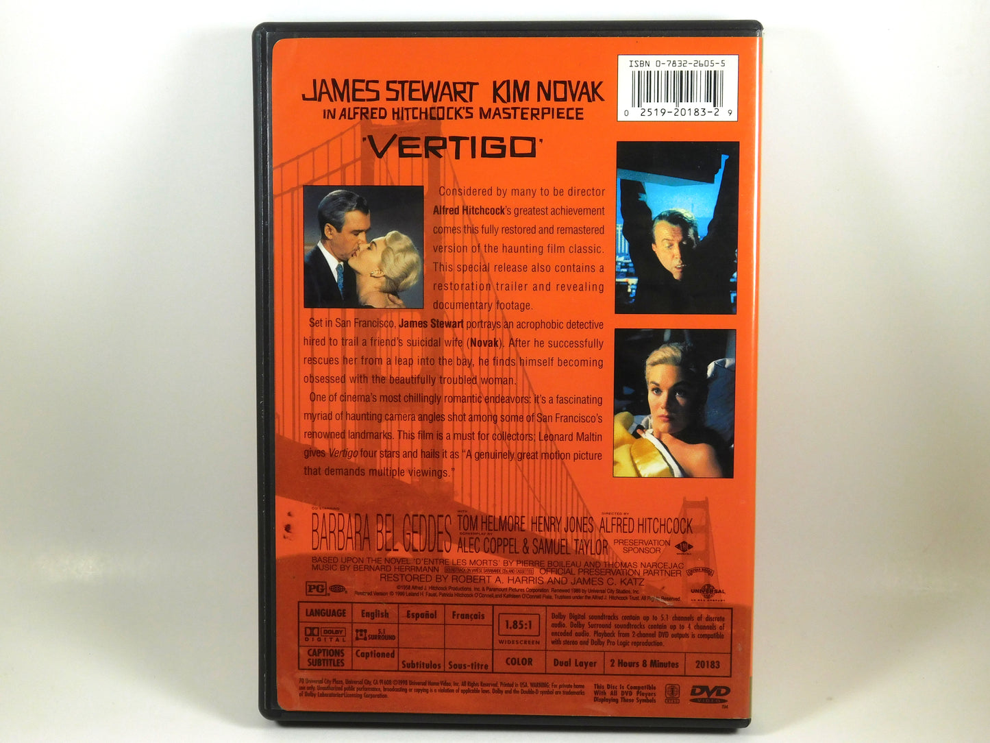 Vertigo (DVD, 1958, Collector's Edition)