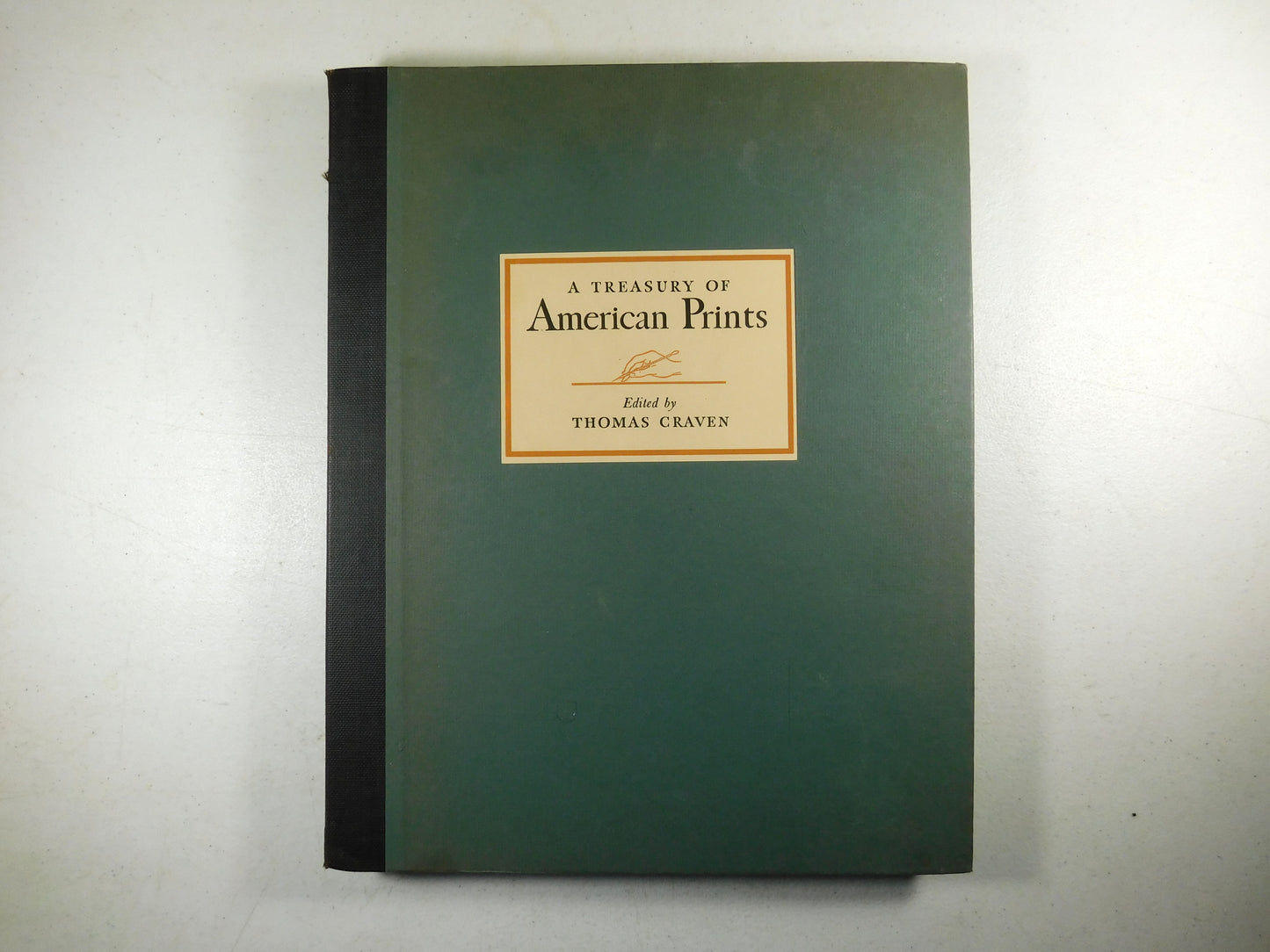 Vintage 1939 A Treasury of American Prints Book Edited by Thomas Craven