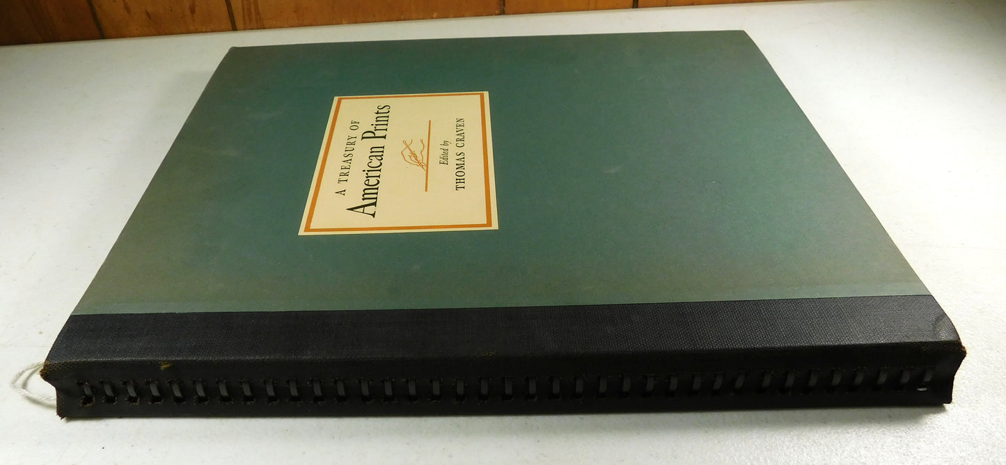 Vintage 1939 A Treasury of American Prints Book Edited by Thomas Craven