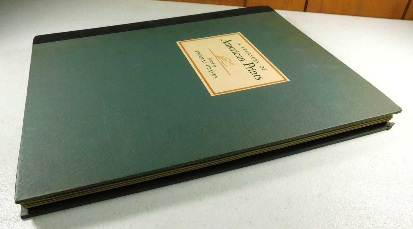 Vintage 1939 A Treasury of American Prints Book Edited by Thomas Craven